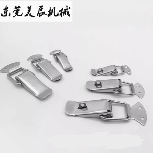 C-1012/12-1/2-2  不锈钢弹簧卡 304搭扣箱扣锁扣门扣 鸭嘴扣箱体