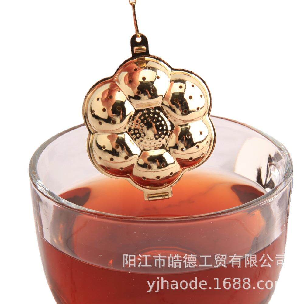 创意造型304不锈钢茶漏 不锈钢花朵形状茶隔泡茶器滤茶器茶叶网漏
