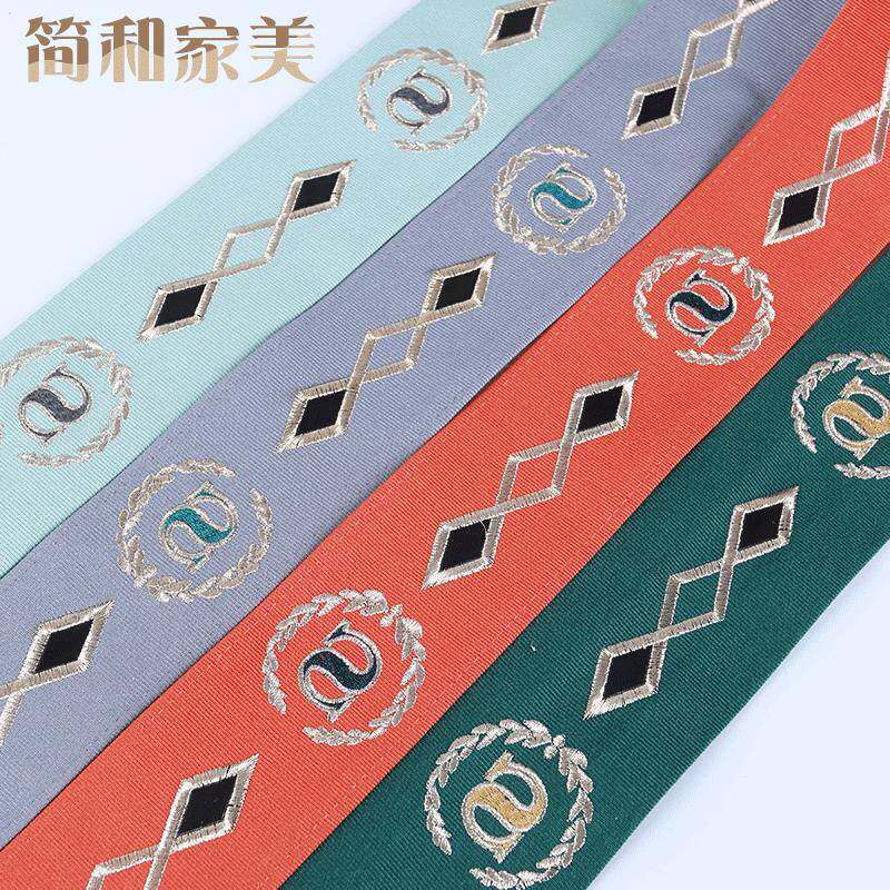 源头厂家 帆布刺绣花边 桌旗服装DIY工艺品装饰窗帘拼接花边辅料