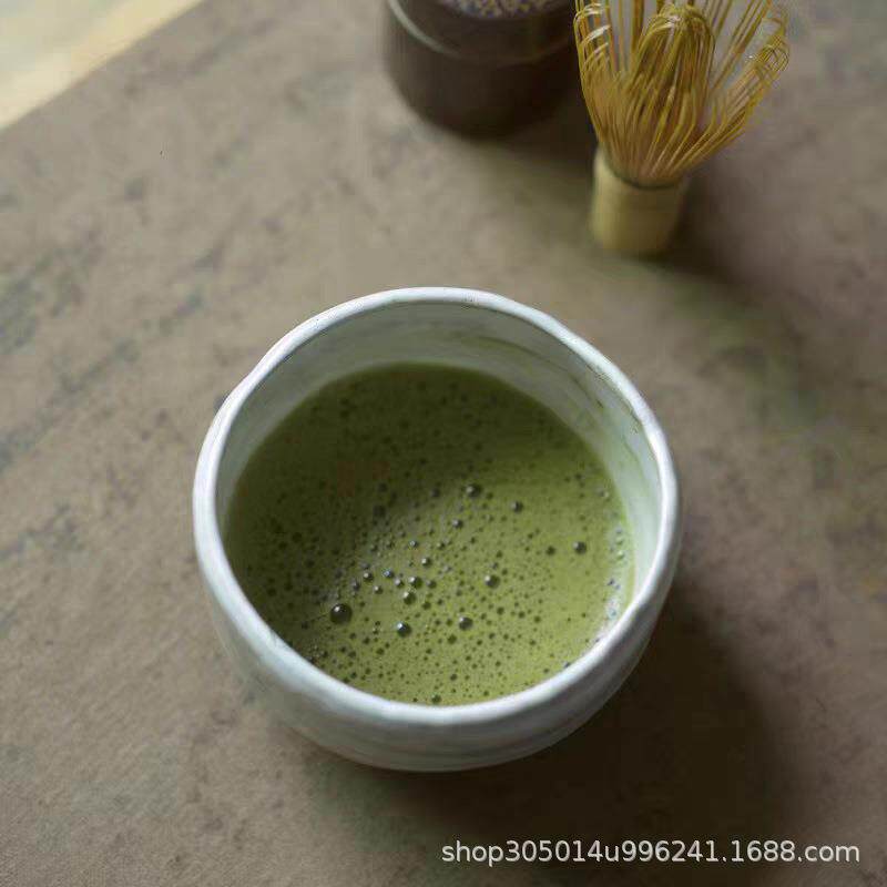 粗陶手工日式抹茶碗宋代点茶器创意茶道配件茶洗大号陶瓷面烫碗