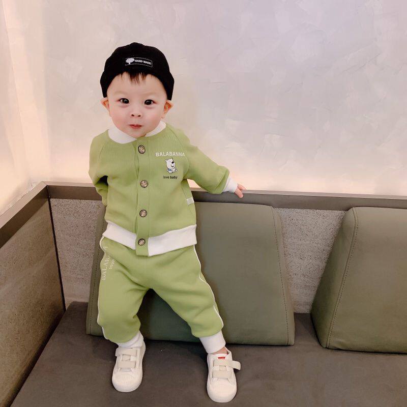 婴幼儿春秋套装2022新款衣服男童