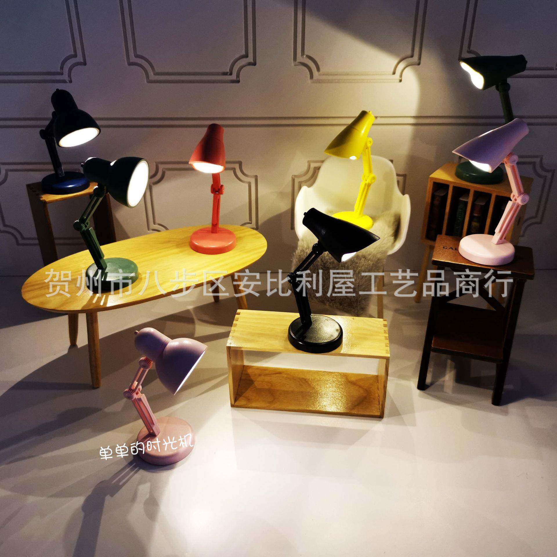 dollhouse娃娃屋配件小座灯台灯6分 blythe bjd场景模型摆件