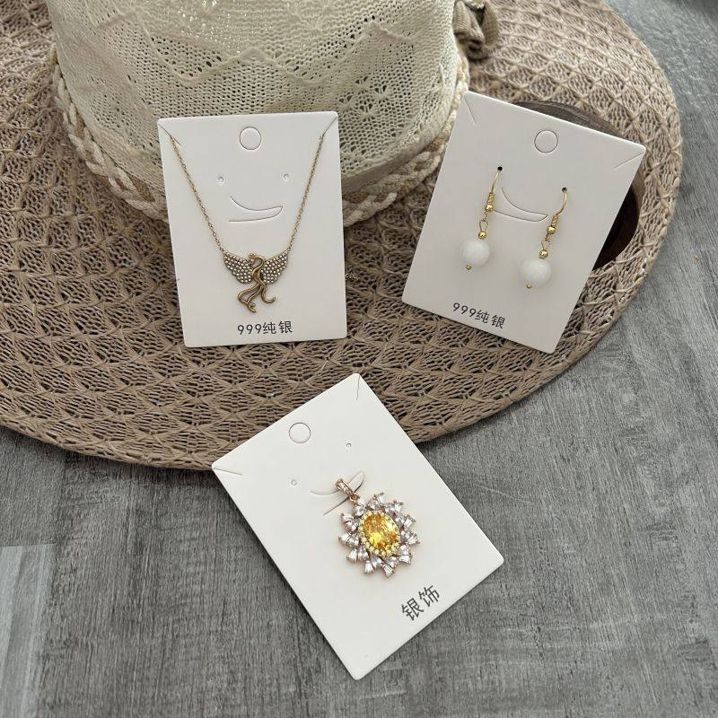 简约银吊坠卡纸多用耳钉加厚项链卡片收纳展示防尘包装袋DIY定制,饰品/流行首饰/时尚饰品新,其他DIY饰品配件,淘宝优惠券,粉丝福利购,淘宝优惠卷