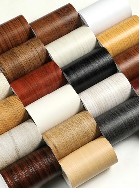 PVC木纹贴纸遮丑补洞5/8/10公分宽12/15/20/30厘米高贴皮自粘腰线