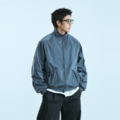 J150 高密400T 盐缩金属尼龙 TANOXI 刺绣logo 机能校服夹克外套