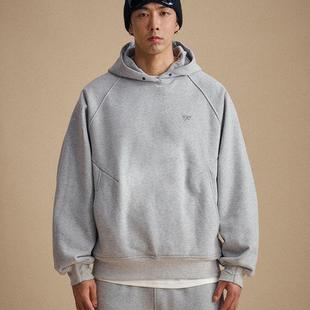 加绒帽衫 水洗刺绣 连帽卫衣 H070「温感」恒温暖皮自发热 TANOXI