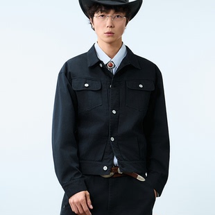 工装 TANOXI 定织斜纹布水洗牛仔夹克 蛇年限定 上衣外套 蛇年015