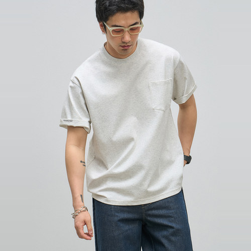 TANOXI「臻品」口袋切割短袖