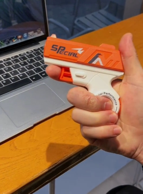 手动上膛软弹枪哥布林手炮来福儿童玩具游戏对战男孩散弹玩具枪