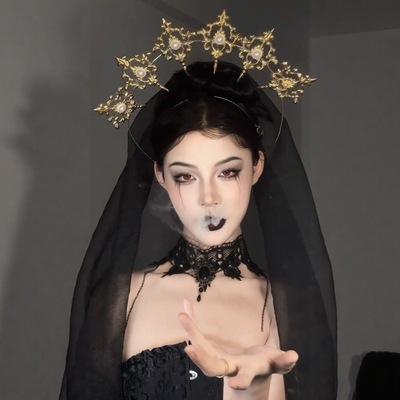 万圣节就cos圣女|发饰