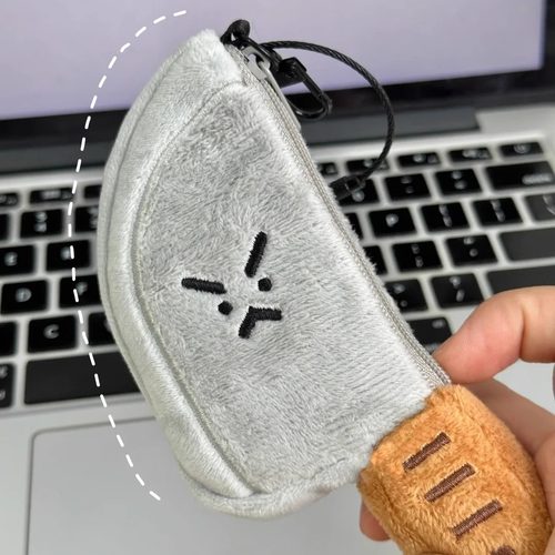 凶巴巴小刀耳机包挂件