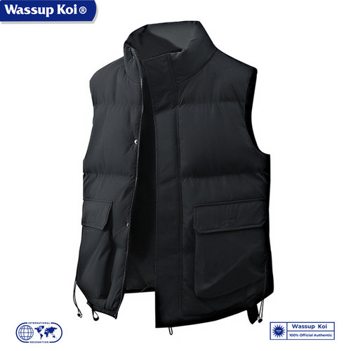 WASSUPKOI联名潮牌立领羽绒马甲