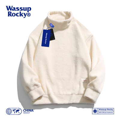 WassupRocky高领摇粒绒卫衣男