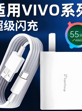 适用vivox90/x100/y100t/XFold2/XFold3pro闪充充电器原viwo装x90s/x90prox100s/x100spro快充120手机冲电器