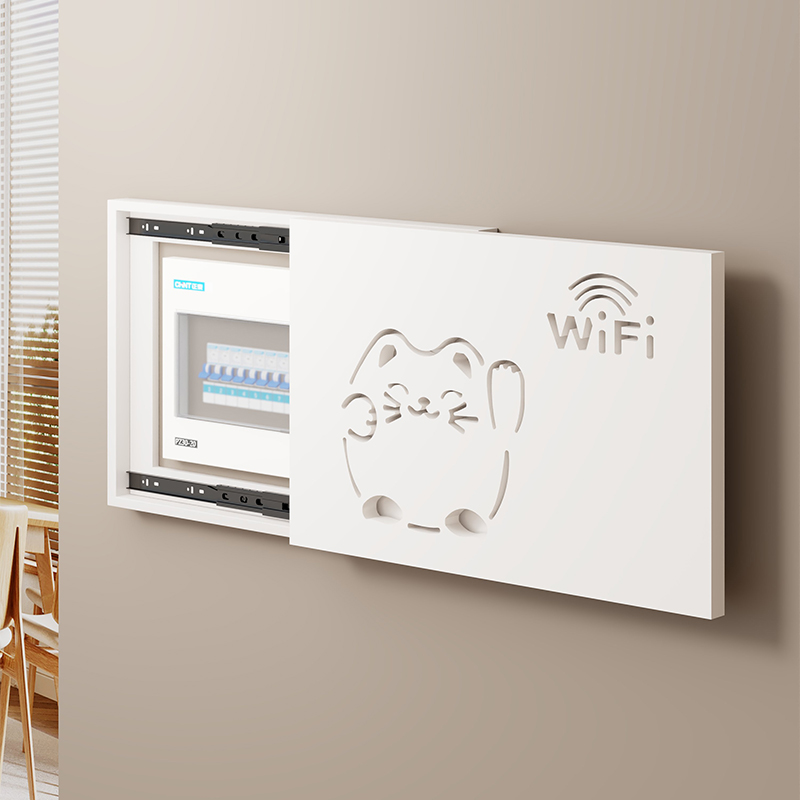 弱电箱装饰遮挡多媒体网线盒信息箱盖板配电表箱挂画2025新款wifi