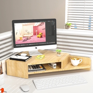 桌面置物架子三角增高架办公室转角角落拐角电脑萤幕显示器垫高架