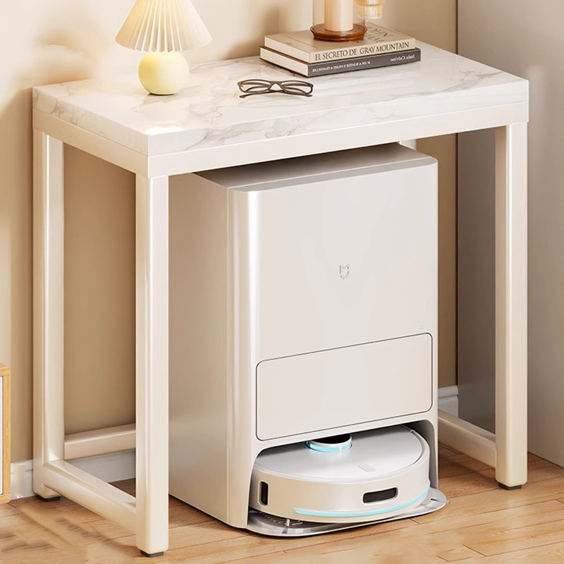 扫地机器人置物架客厅边几鱼缸水族箱底座小户型打印机双层收纳柜