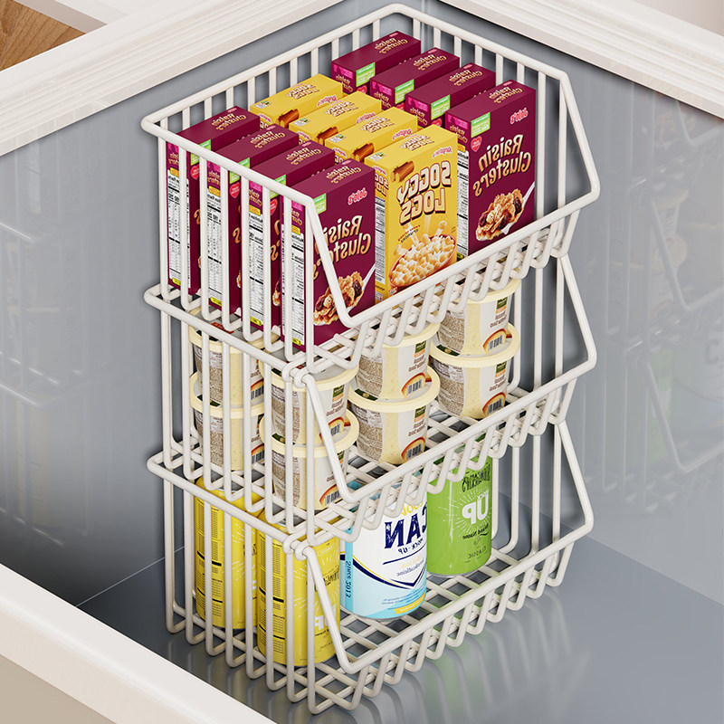 冰柜内部置物架冷柜专用分隔栏分类神器分层架冰箱隔断分格收纳筐