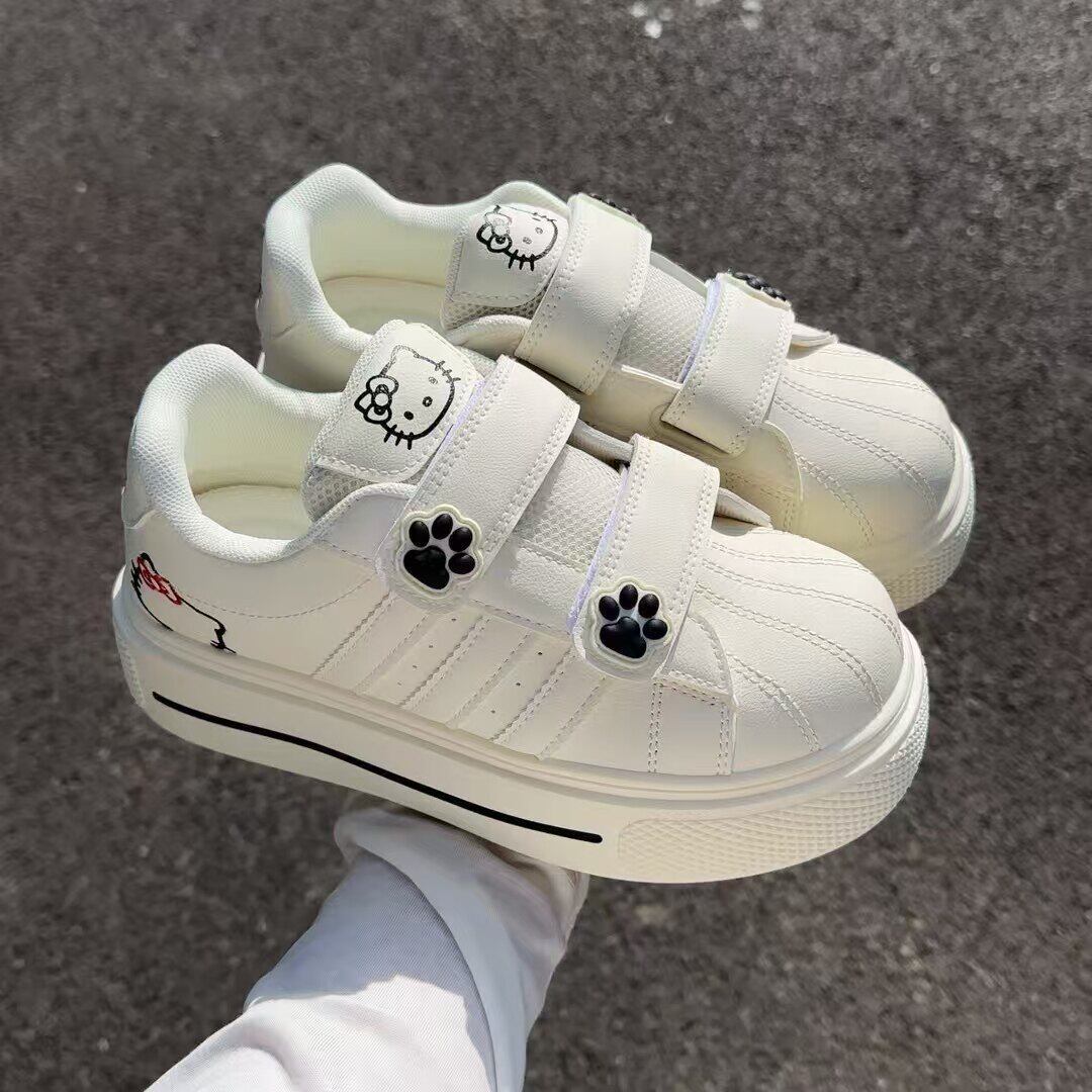 粉白HelloKitty魔术贴