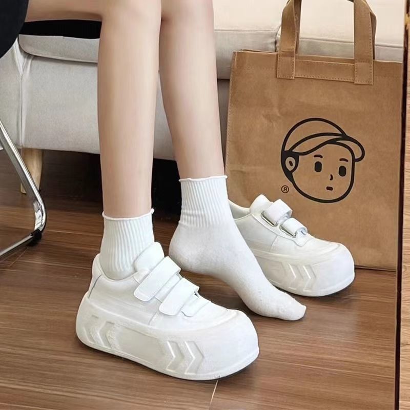 魔术贴大头厚底面包鞋女2