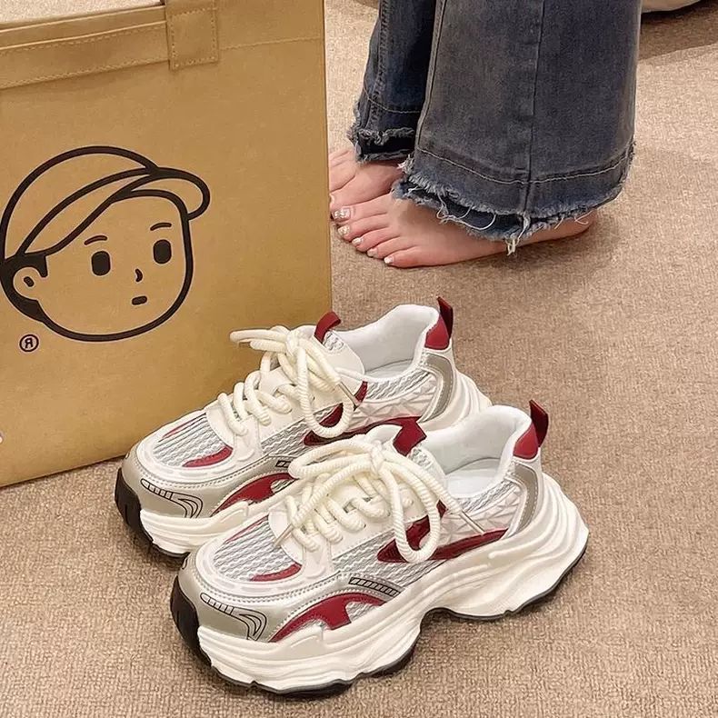 厚底老爹鞋女2026新款秋