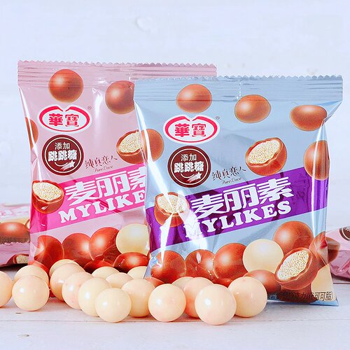 华宝纯真恋人跳跳糖麦丽素牛奶味