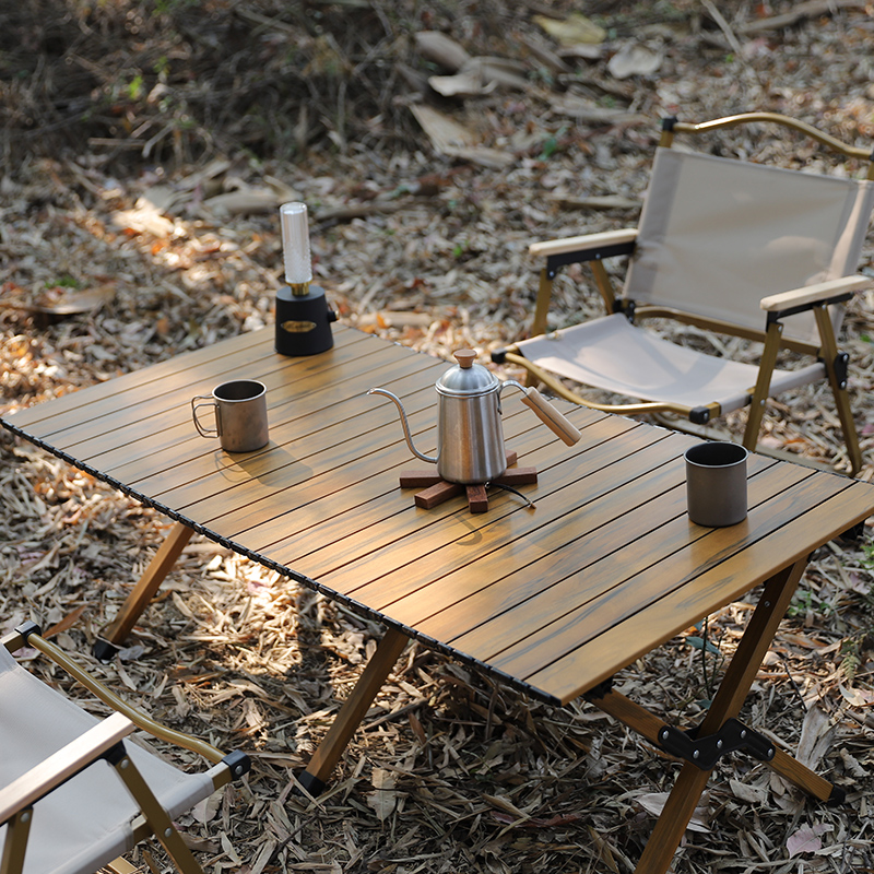 铝合金木纹便携式手提包赠送