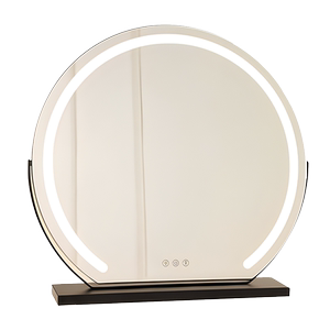 化妆镜带灯台式桌面led梳妆镜子家用卧室轻奢智能网红ins风美妆镜