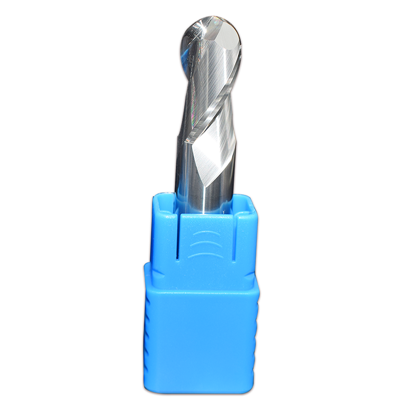 柏卜微45度铣刀 铝用球刀加长球头铣刀 2刃钨钢合金刀加工铝专用