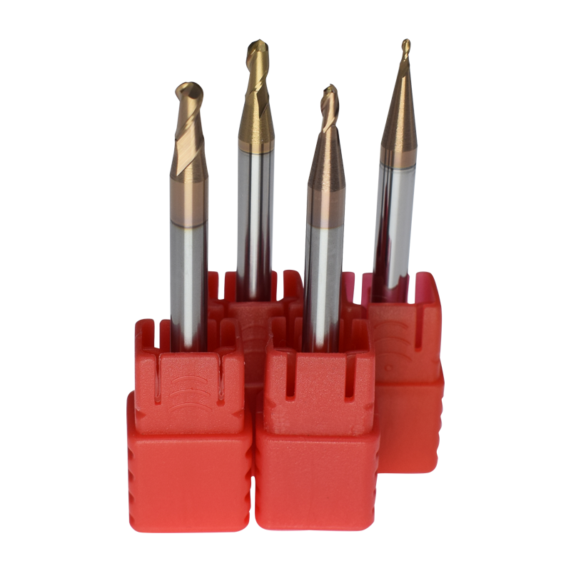 55度铣刀点数球刀钨钢刀2刃合金涂层球头钢用R锣刀R0.6 R1.1 R1.7