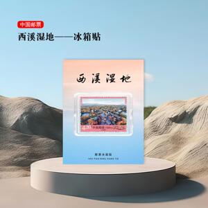 西溪湿地邮票冰箱贴 杭州景区旅游纪念 收藏 纪念品 礼品