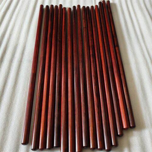 正宗小叶紫檀太极棍武术棍圆棍圆棒瑜伽健身棍实木擀面杖收藏老料