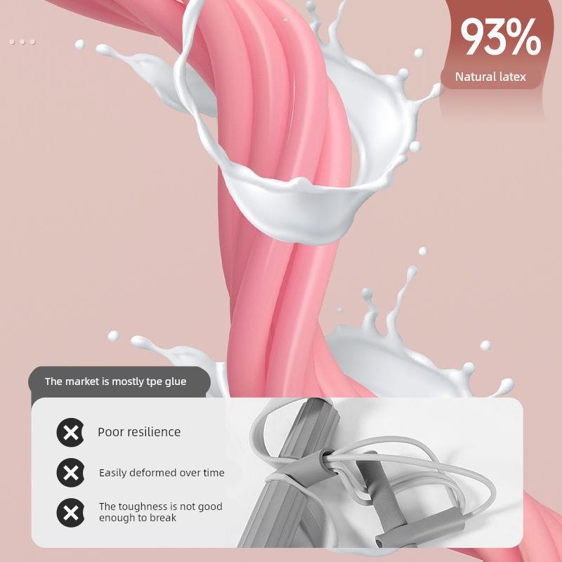 脚蹬拉力器带瘦肚子仰卧起坐辅助器女健身器材家用拉伸绳锻炼训练