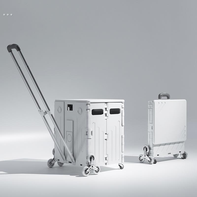 网红可平拉便携折叠买菜小拉车取快递推车购物拉杆车手拉拉 货拖