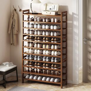 鞋 柜门口窄小加宽进门防灰尘简易宿舍置物架子 架子家用多层落地鞋