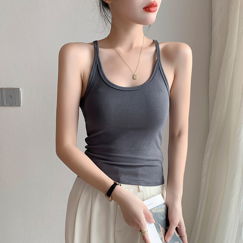 针织小吊带背心女夏季内搭