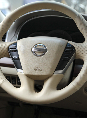 老款08天籁/09/10/11/12天籁公爵方向盘套楼兰专用手缝把套