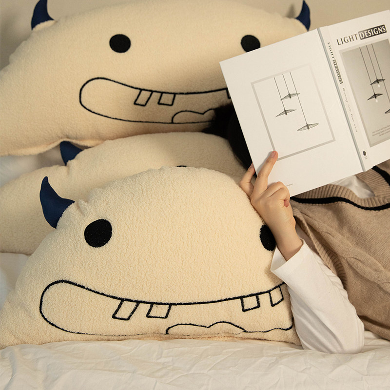 卡通床头靠垫牛角大靠背飘窗抱枕头床上榻榻米软包儿童靠枕可拆洗,居家布艺,床头靠垫,淘宝优惠券,粉丝福利购,淘宝优惠卷