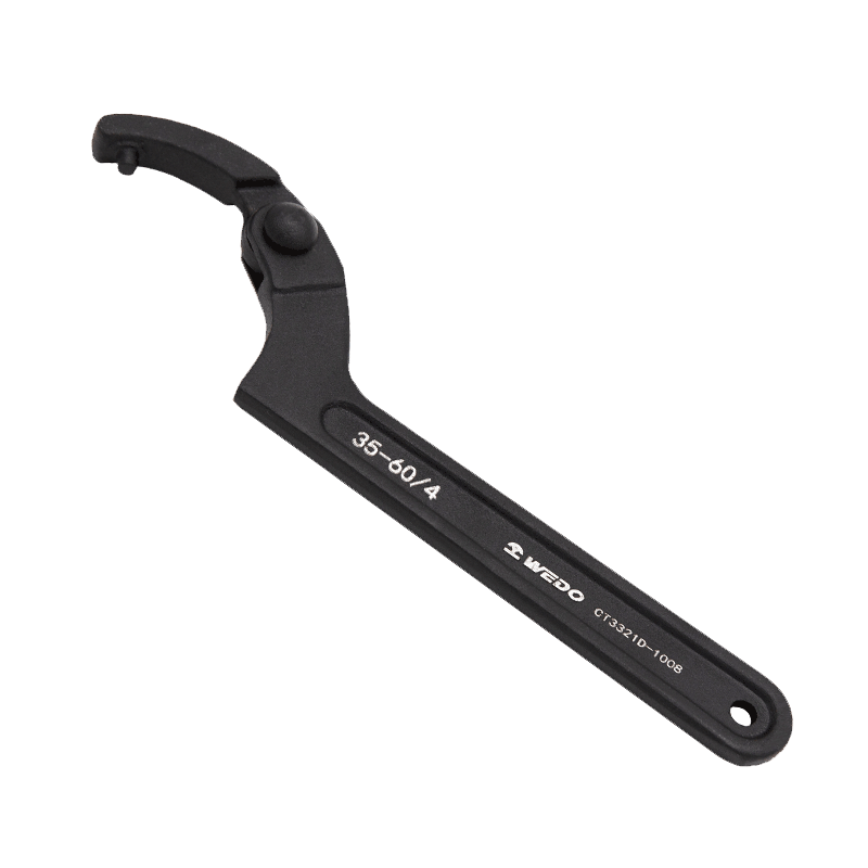 WEDO维度柱销式可调勾扳手机械性月牙扳手40铬钢抗腐蚀CT3321D