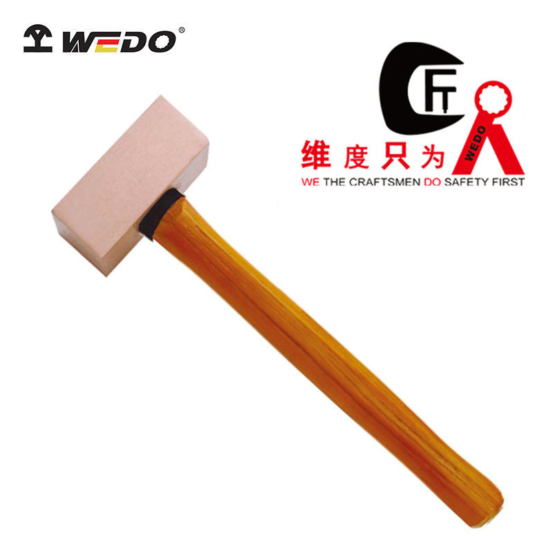 WEDO/维度紫铜木柄方锤铜合金