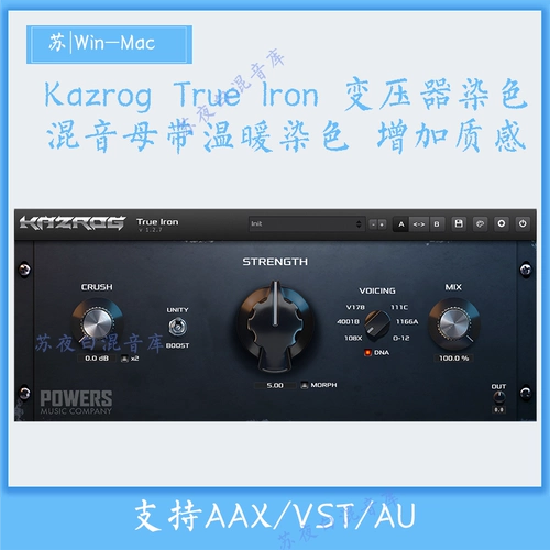 Kazrogrog True Iron Classic Transformer Dyeing Mexing Mather с теплым красителем для увеличения текстуры