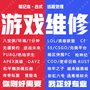 LOL英雄联盟三角洲无畏契约APEX塔科夫SCUM和平精英RUST机器COD码