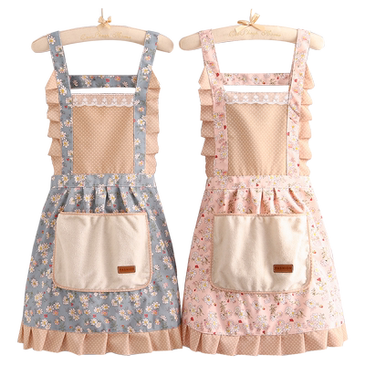 浩瑾帆布小清新防污时尚可爱围裙