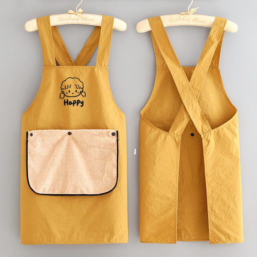 厨房家用防泼水围裙家用厨房新款