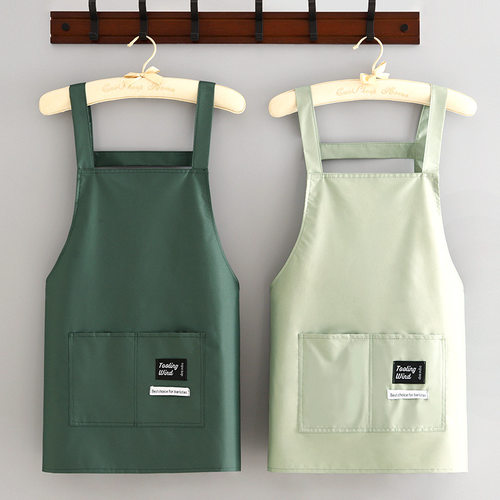 防水防油围裙家用厨房成人围腰