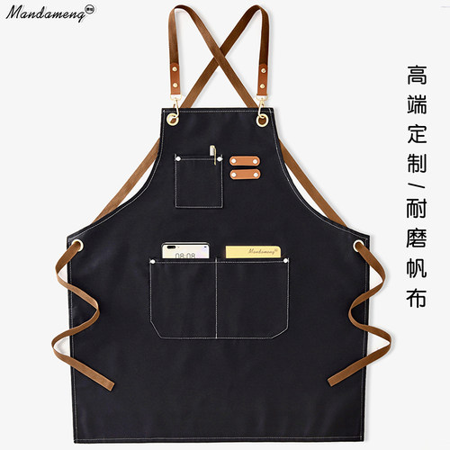 浩瑾帆布简约是防污透气围裙
