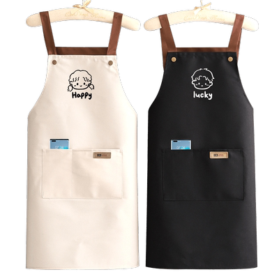 围裙浩瑾帆布防污耐脏简约