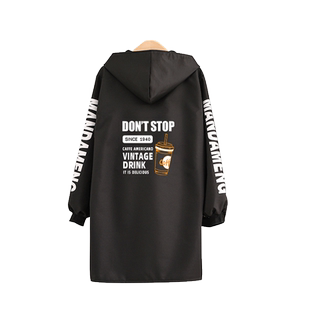 加绒长袖罩衣女新款防水围裙家用厨房加厚外穿工作服大人定制男士