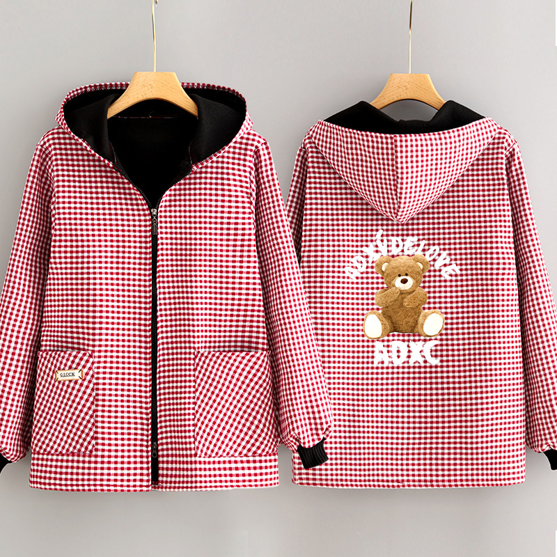 时尚罩衣加绒外套防风保暖围裙