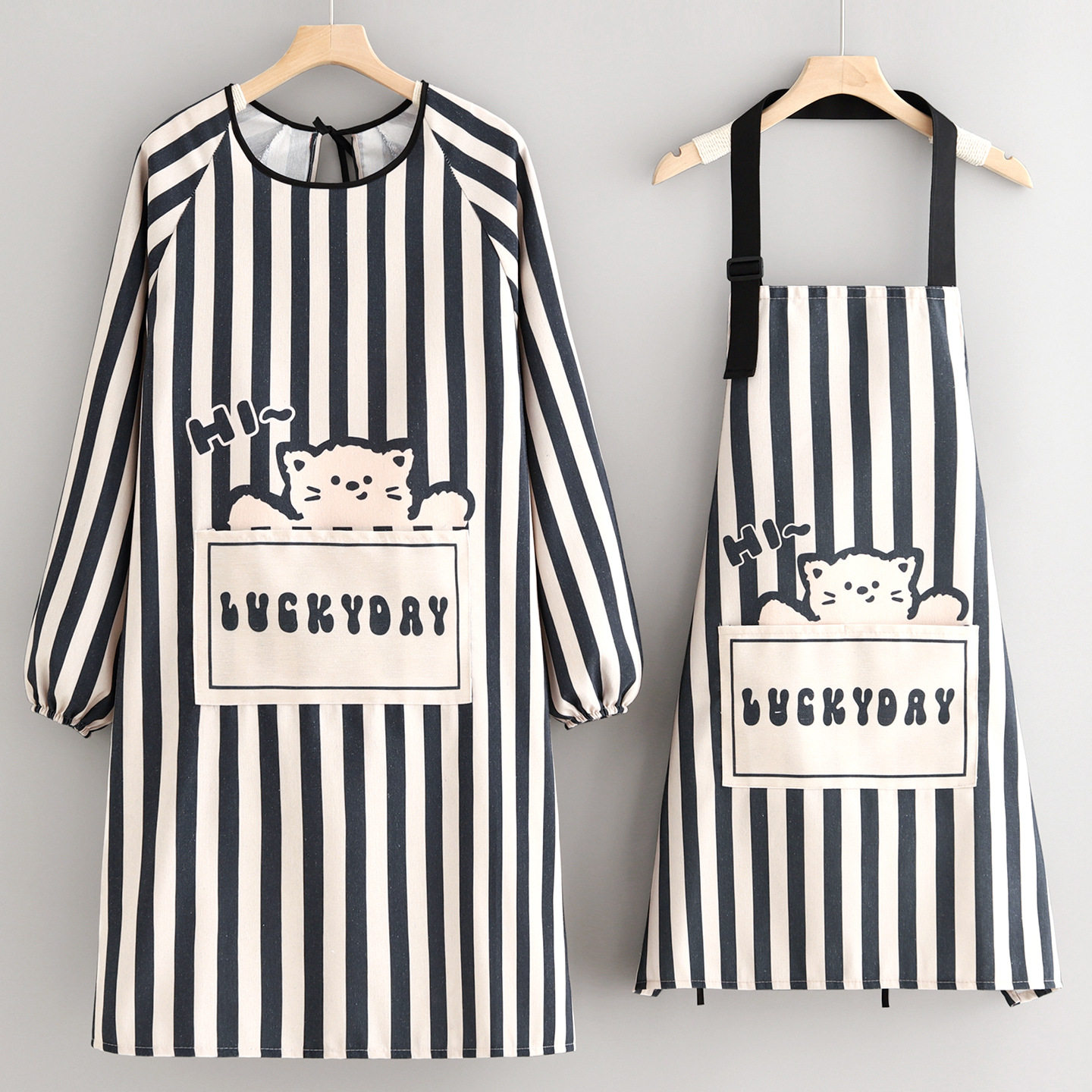 2025新款帆布罩衣厨房家用